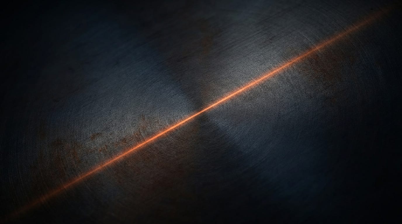 Werkstatt eines Handwerksbetriebs im Abendlicht
